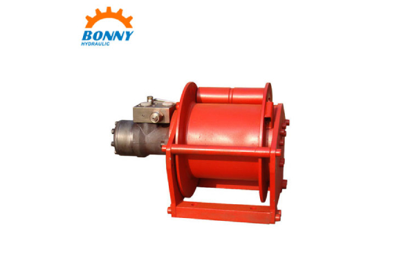 Working principle of hydraulic winch